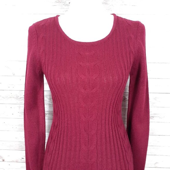 NY Collection Knit Dress PXS Ruby 210A - Picture 2 of 7